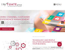 Tablet Screenshot of intuategroup.com